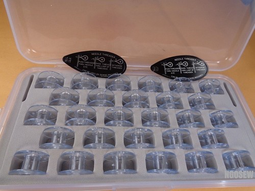 Box clear bobbins - 28, pfaff