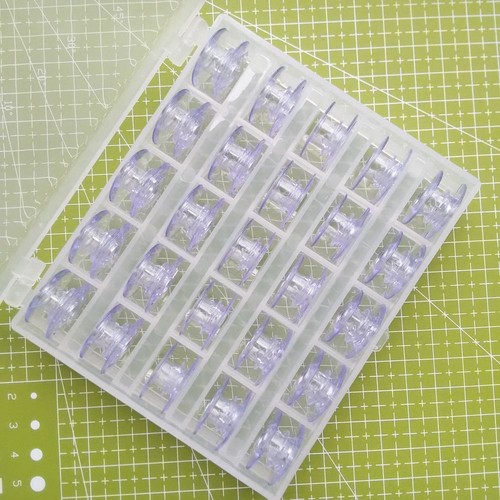 Pcs plastic bobbins box - 25,
